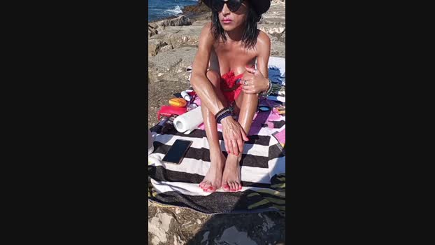 lellamonellahot 13-08-2023 Topless 