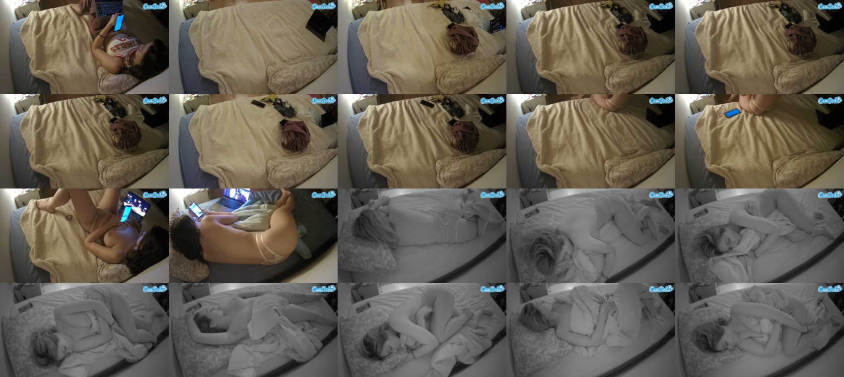 voyeurcam-julmodels-whitebed-2 14-10-2023 Wet CamSoda