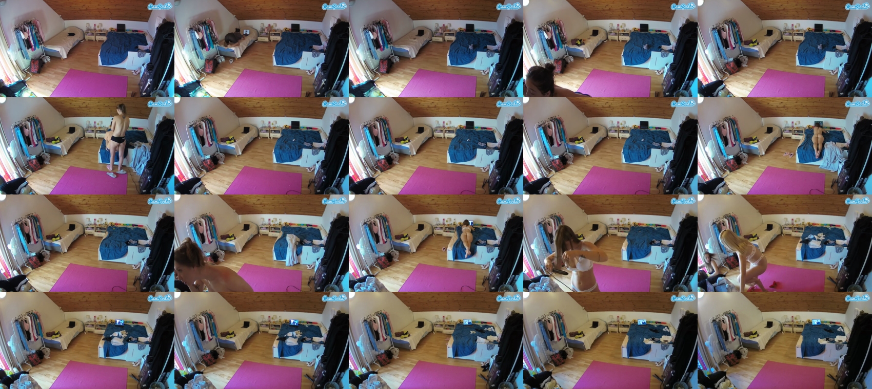 voyeurcam-julmodels-whitebed-1 17-10-2023 playtime CamSoda