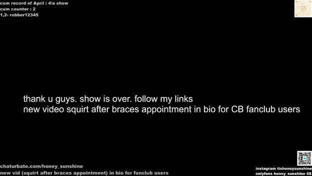 honey_sunshine Females Chaturbate 06-04-2024