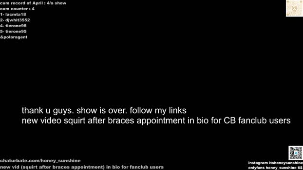 honey_sunshine Females Chaturbate 11-04-2024