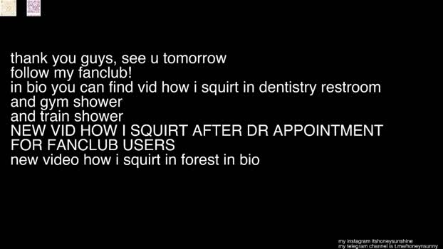 honey_sunshine Females Chaturbate 12-08-2024