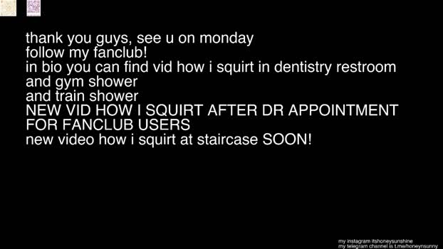 honey_sunshine Females Chaturbate 31-08-2024