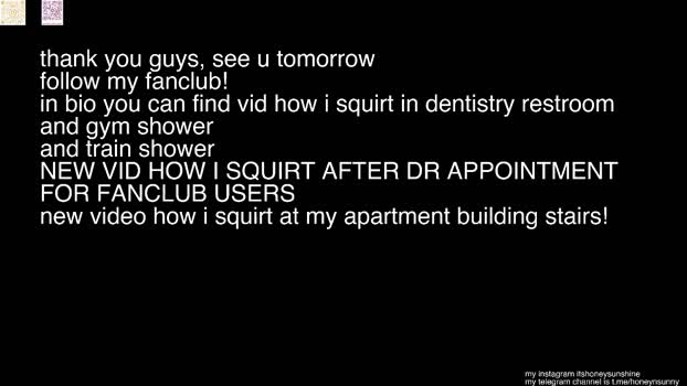 honey_sunshine Females Chaturbate 16-09-2024