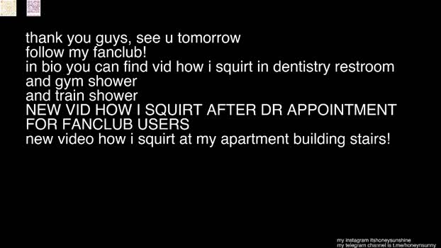 honey_sunshine Females Chaturbate 26-09-2024