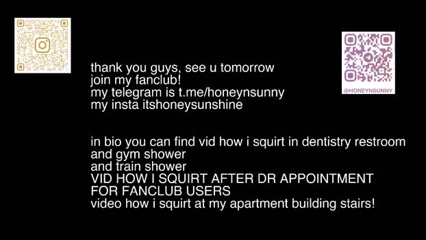 honey_sunshine Female Chaturbate 01-11-2024