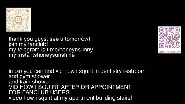 honey_sunshine Female Chaturbate 30-11-2024