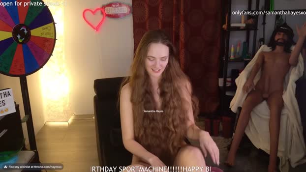 samanthahayesxoxo Female Chaturbate 10-12-2024