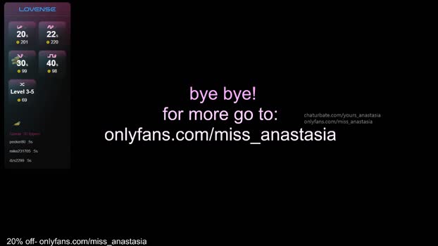 yours_anastasia Female Chaturbate 19-06-2025