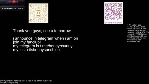 honey_sunshine Female Chaturbate 03-09-2025