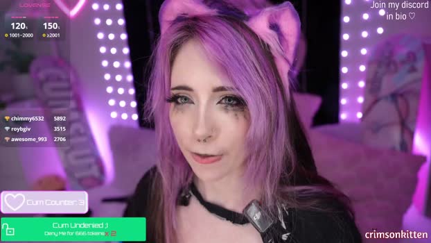 crimsonkitten Female Chaturbate 13-09-2025