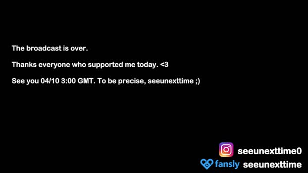 seeunexttime Female Chaturbate 02-10-2025