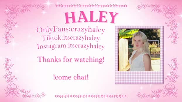 haleycrazy Female Chaturbate 17-11-2025