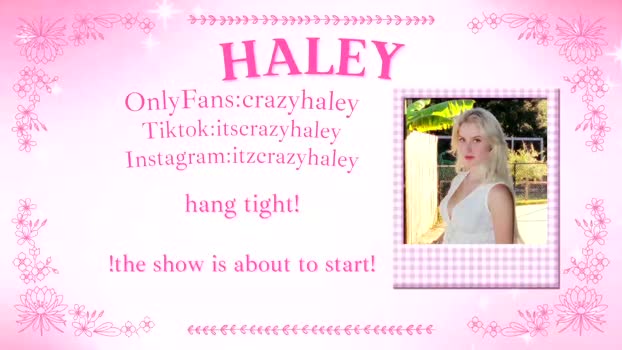 haleycrazy Female Chaturbate 15-01-2026