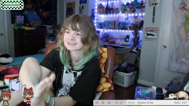 nami3neko Female Chaturbate 19-01-2026