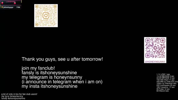 honey_sunshine Female Chaturbate 27-01-2026