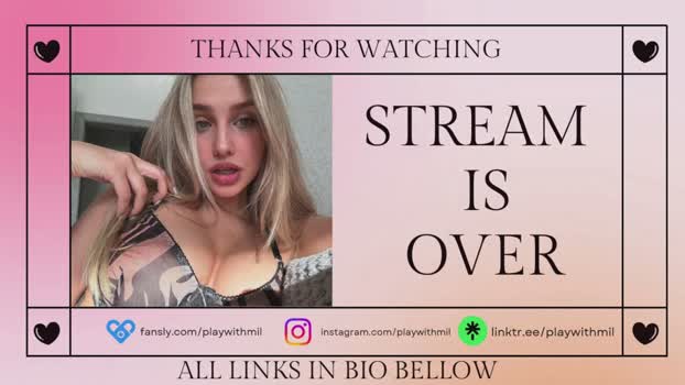 playwithmil Female Chaturbate 31-03-2026