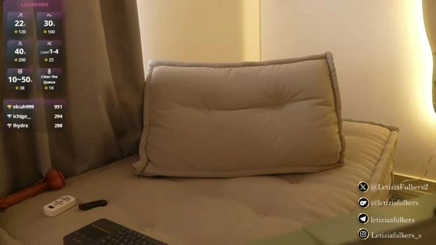 letiziafulkers1 25-05-2026 Cam Show deep toys